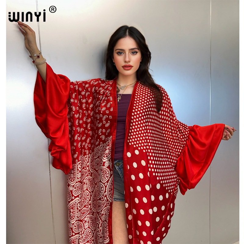 WINYI Summer Kimono Party Dres - Cover Up Kaftan recension och pris
