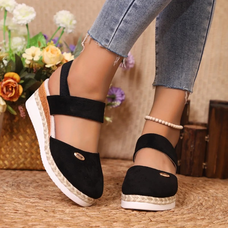 Women Closed Toe Wedge Sandals - Wedge Espadrille Women recension och pris