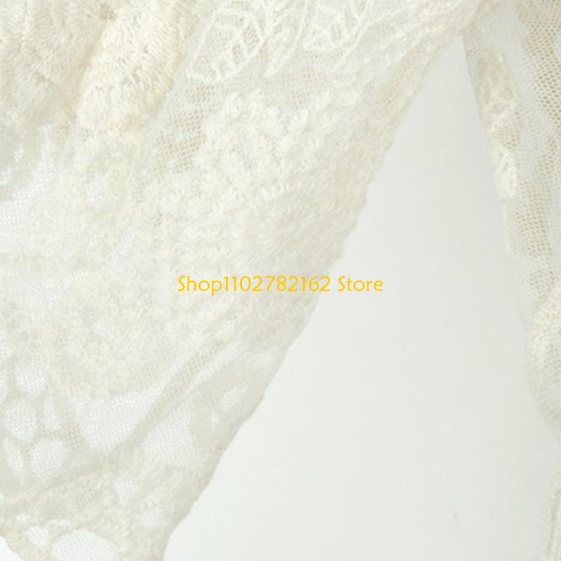 547B Women Lace Open Front Kim - Kimono Sheer Floral recension och pris